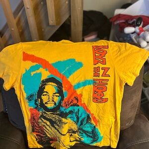 Yellow Graphic  T-Shirt boyz n the hood hip hop